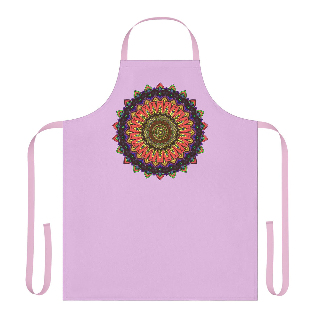 Lilac Mandala Apron - Spiritual Kitchen Decor All Over Prints - Blululi