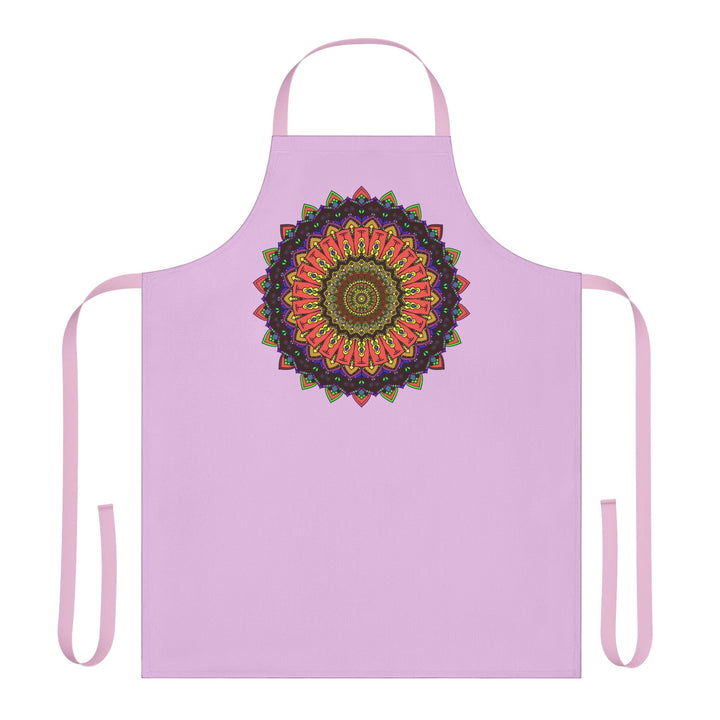 Lilac Mandala Apron - Spiritual Kitchen Decor All Over Prints - Blululi