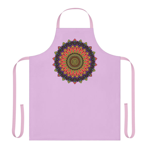 Lilac Mandala Apron - Spiritual Kitchen Decor All Over Prints - Blululi