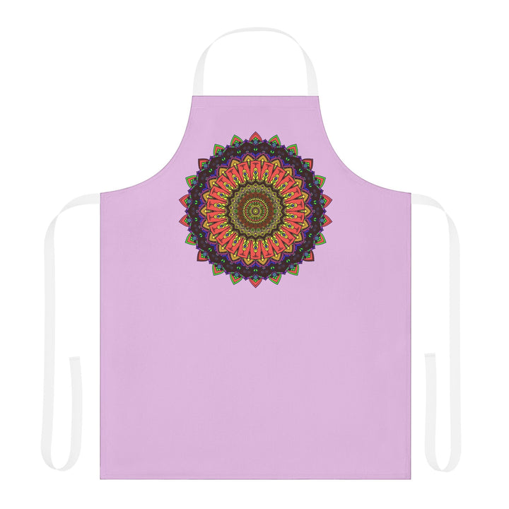 Lilac Mandala Apron - Spiritual Kitchen Decor All Over Prints - Blululi