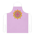 Lilac Mandala Apron - Vibrant Kitchen Art All Over Prints - Blululi