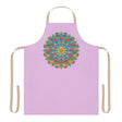 Lilac Mandala Apron - Vibrant Kitchen Art All Over Prints - Blululi