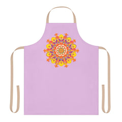 Lilac Mandala Art Apron - Kitchen Decor All Over Prints - Blululi
