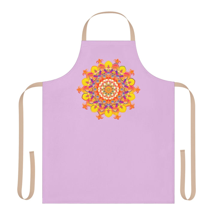 Lilac Mandala Art Apron - Kitchen Decor All Over Prints - Blululi