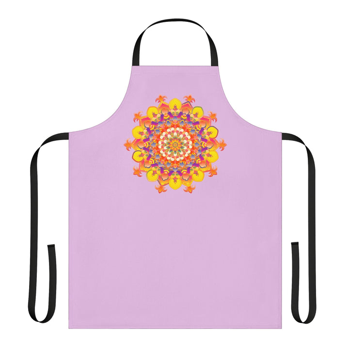 Lilac Mandala Art Apron - Kitchen Decor All Over Prints - Blululi