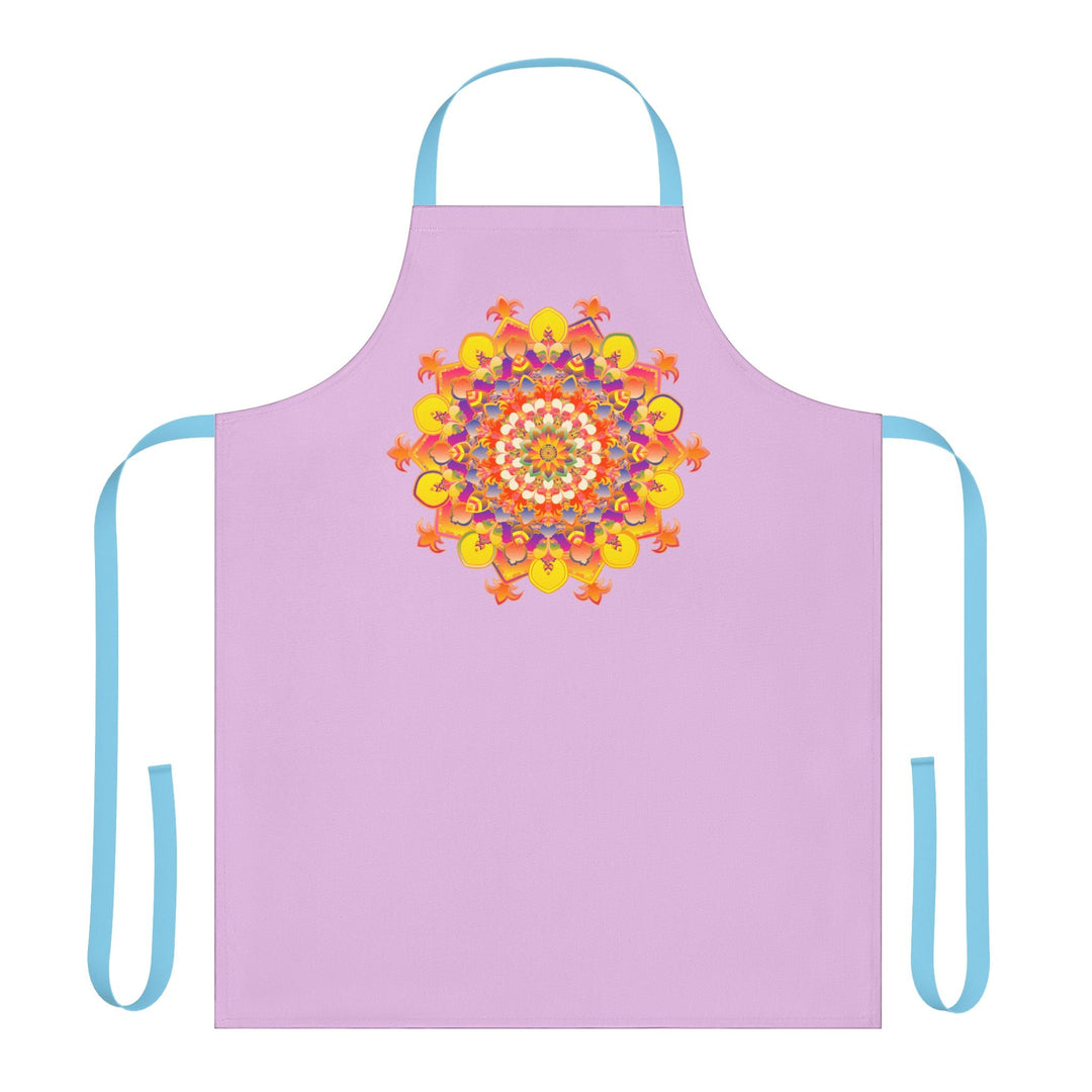 Lilac Mandala Art Apron - Kitchen Decor All Over Prints - Blululi