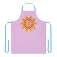 Lilac Mandala Art Apron - Kitchen Decor All Over Prints - Blululi