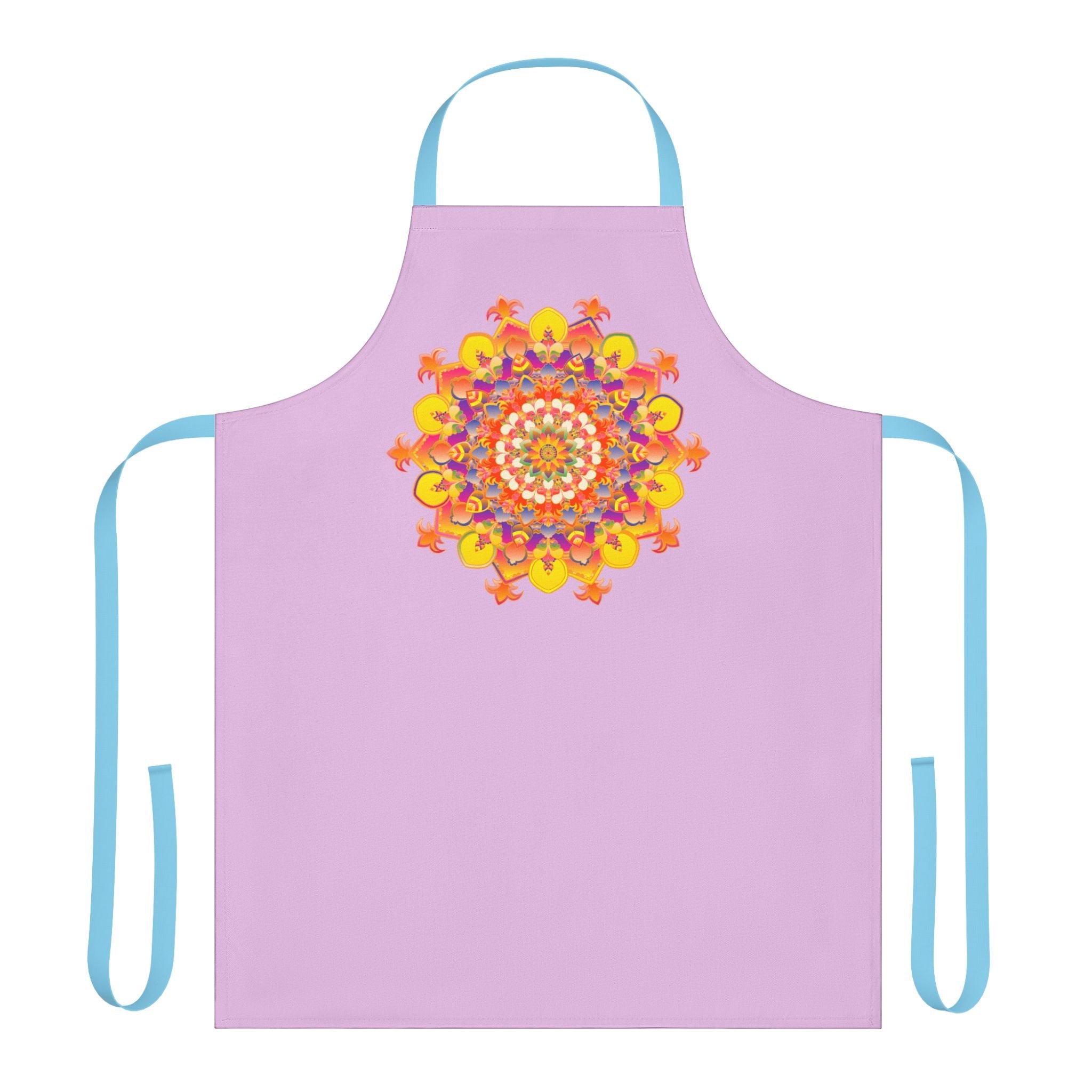 Lilac Mandala Art Apron - Kitchen Decor All Over Prints - Blululi