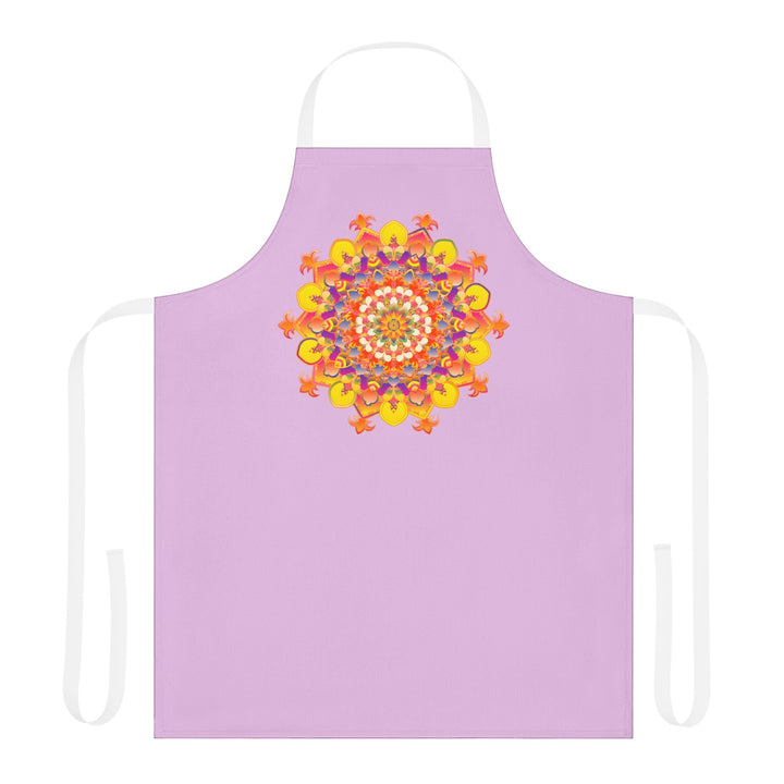 Lilac Mandala Art Apron - Kitchen Decor All Over Prints - Blululi