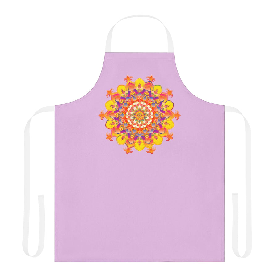 Lilac Mandala Art Apron - Kitchen Decor All Over Prints - Blululi
