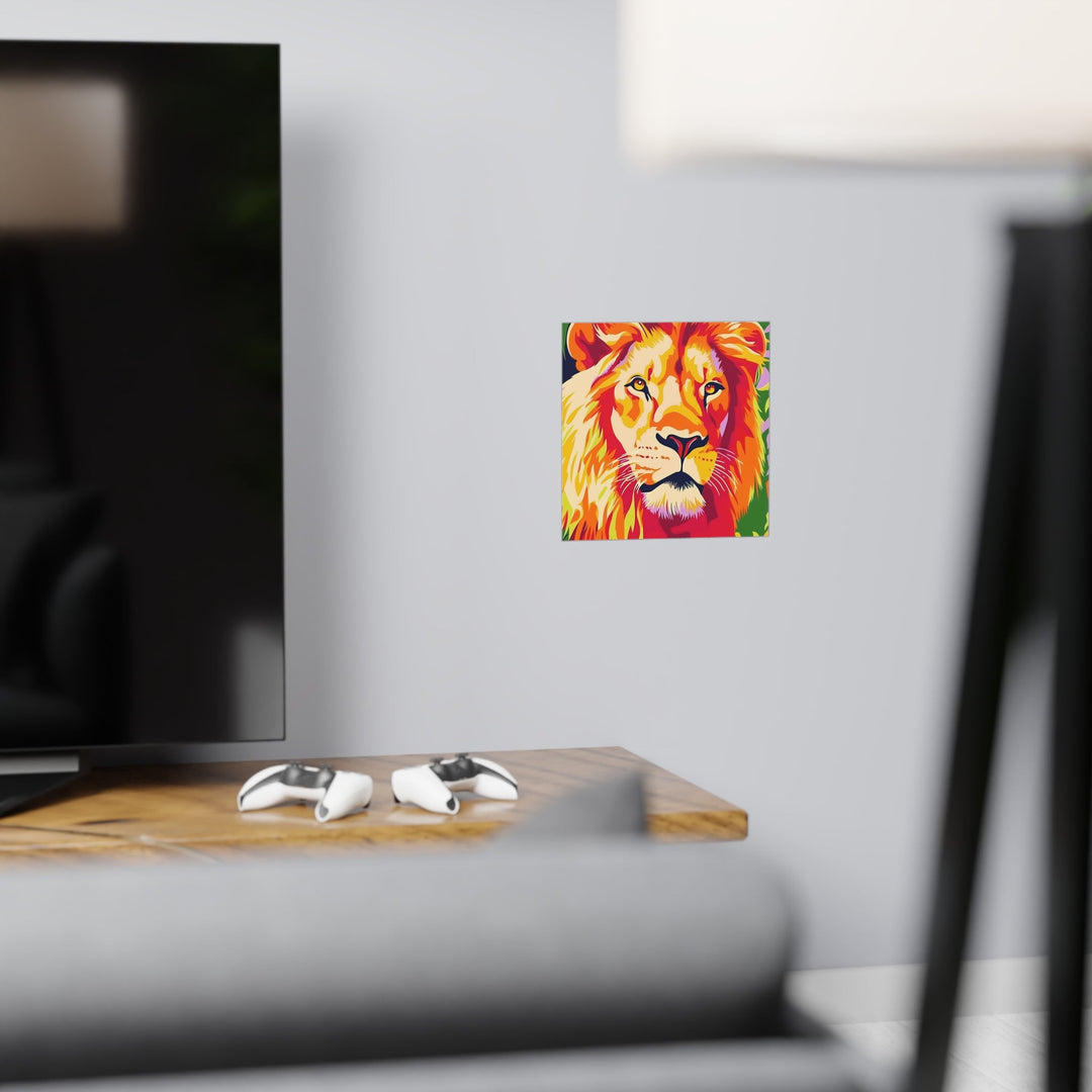 Lion King Poster - Colorful Savanna Art Poster - Blululi