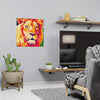 Lion King Poster - Colorful Savanna Art Poster - Blululi