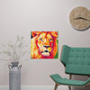 Lion King Poster - Colorful Savanna Art Poster - Blululi