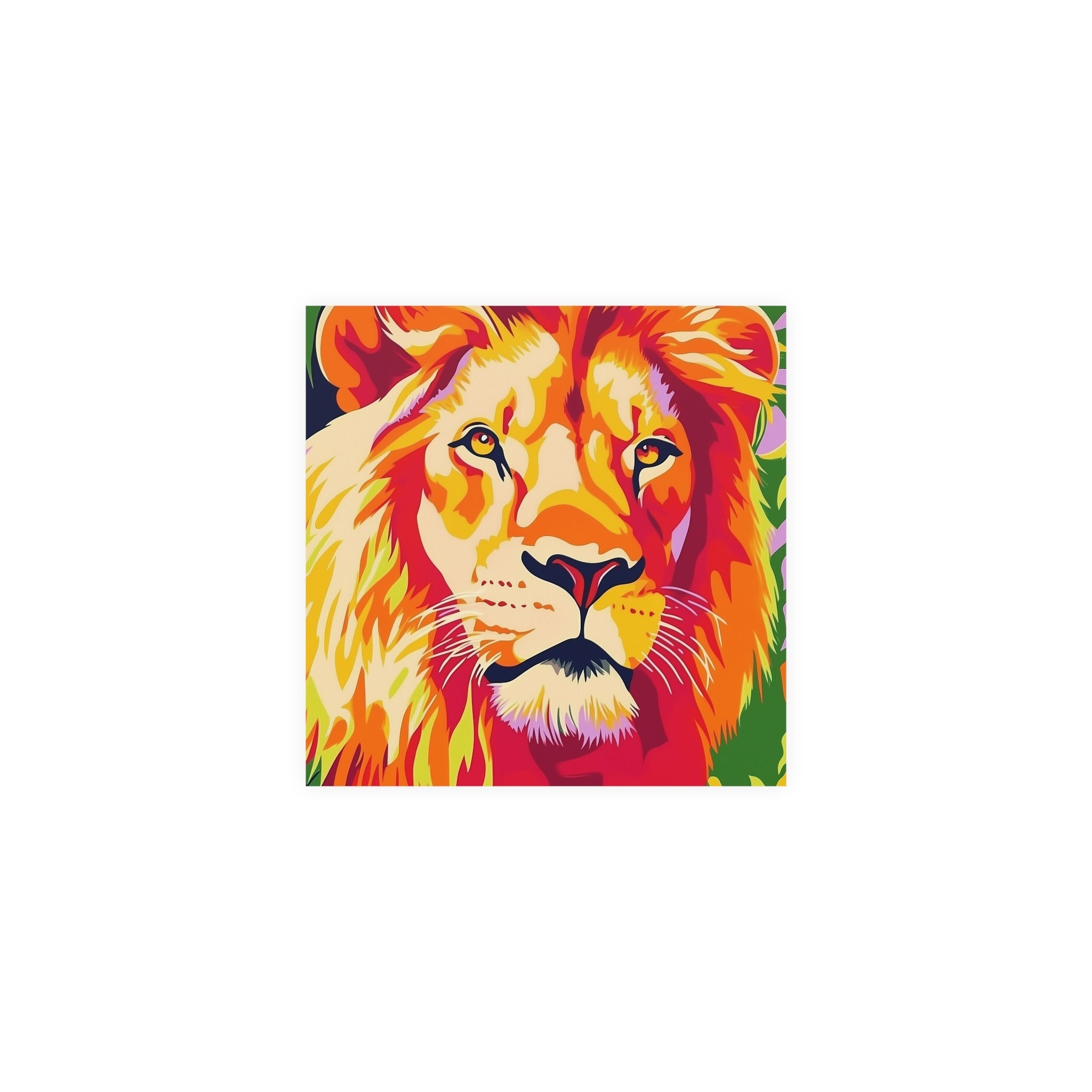 Lion King Poster - Colorful Savanna Art Poster - Blululi