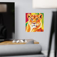 Lioness Portrait - Colorful Savanna Art Poster Poster - Blululi