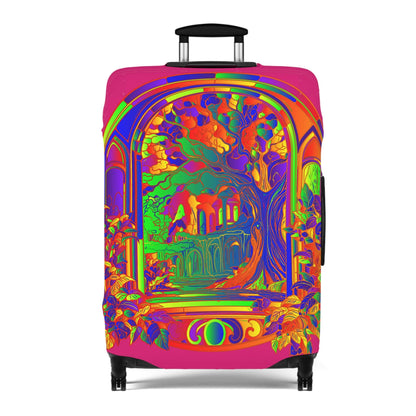 Luggage Cover - Mystical Nature Mandala Design Accessories - Blululi