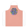 Mandala Apron - Colorful Floral Art Kitchen All Over Prints - Blululi