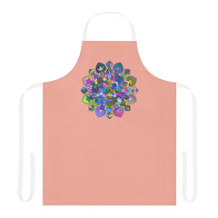 Mandala Apron - Colorful Floral Art Kitchen All Over Prints - Blululi
