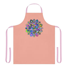 Mandala Apron - Colorful Floral Art Kitchen All Over Prints - Blululi