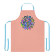 Mandala Apron - Colorful Floral Art Kitchen All Over Prints - Blululi