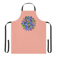 Mandala Apron - Colorful Floral Art Kitchen All Over Prints - Blululi