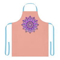 Mandala Apron - Purple, Pink, Gold, Green All Over Prints - Blululi