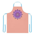 Mandala Apron - Purple, Pink, Gold, Green All Over Prints - Blululi