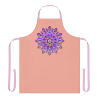 Mandala Apron - Purple, Pink, Gold, Green All Over Prints - Blululi