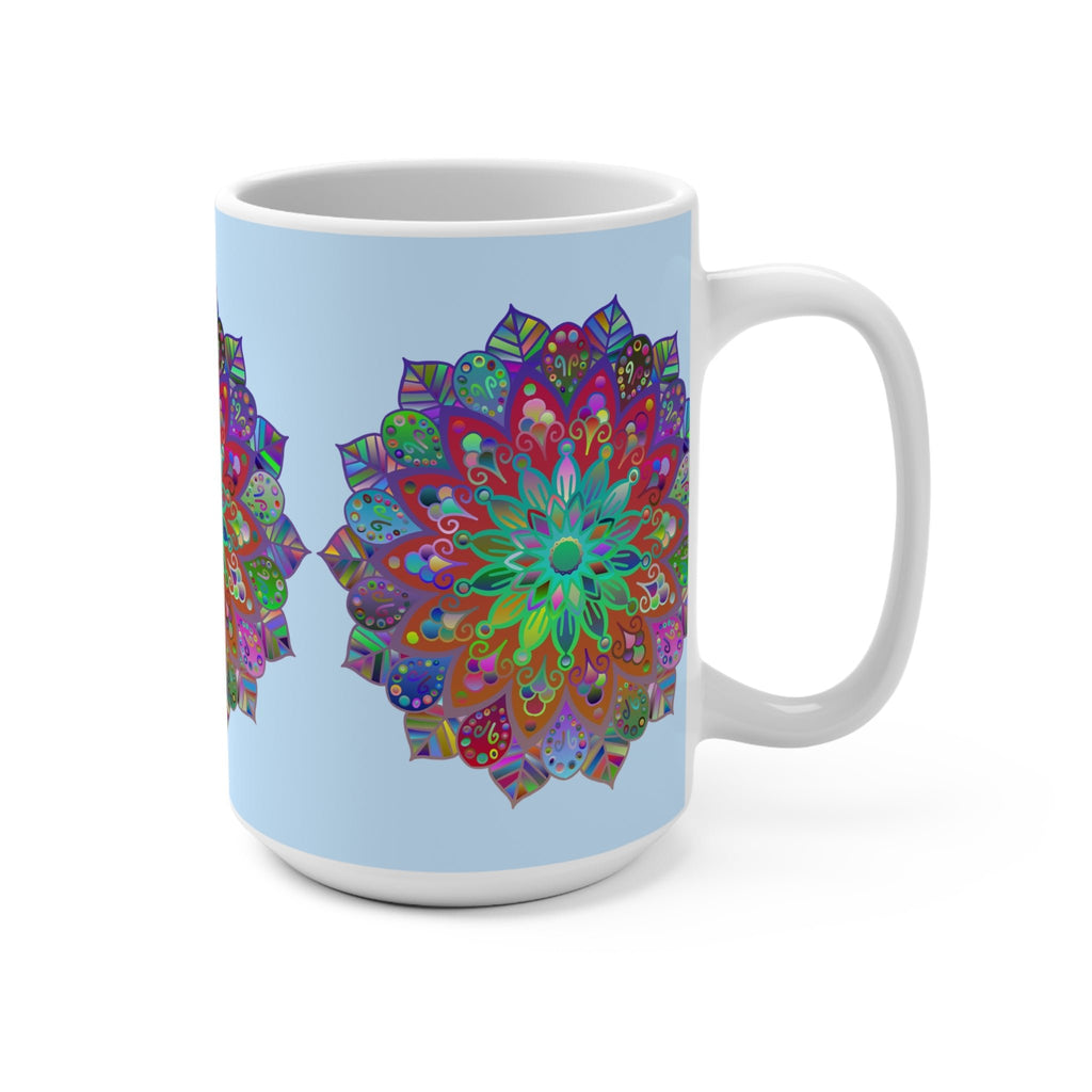 Mandala Art 15oz Ceramic Mug - Perfect for Coffee & Tea Lovers - Blululi