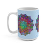 Mandala Art 15oz Ceramic Mug - Perfect for Coffee & Tea Lovers - Blululi