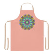 Mandala Art Apron - Apricot & Black All Over Prints - Blululi