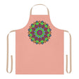 Mandala Art Apron - Apricot & Black All Over Prints - Blululi