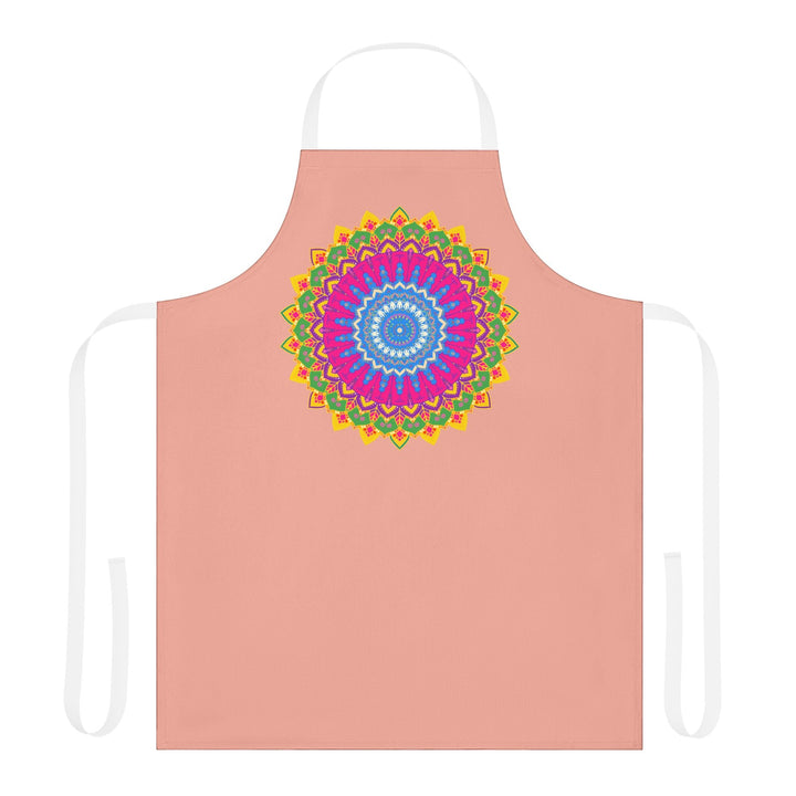 Mandala Art Apron - Apricot Blossom All Over Prints - Blululi