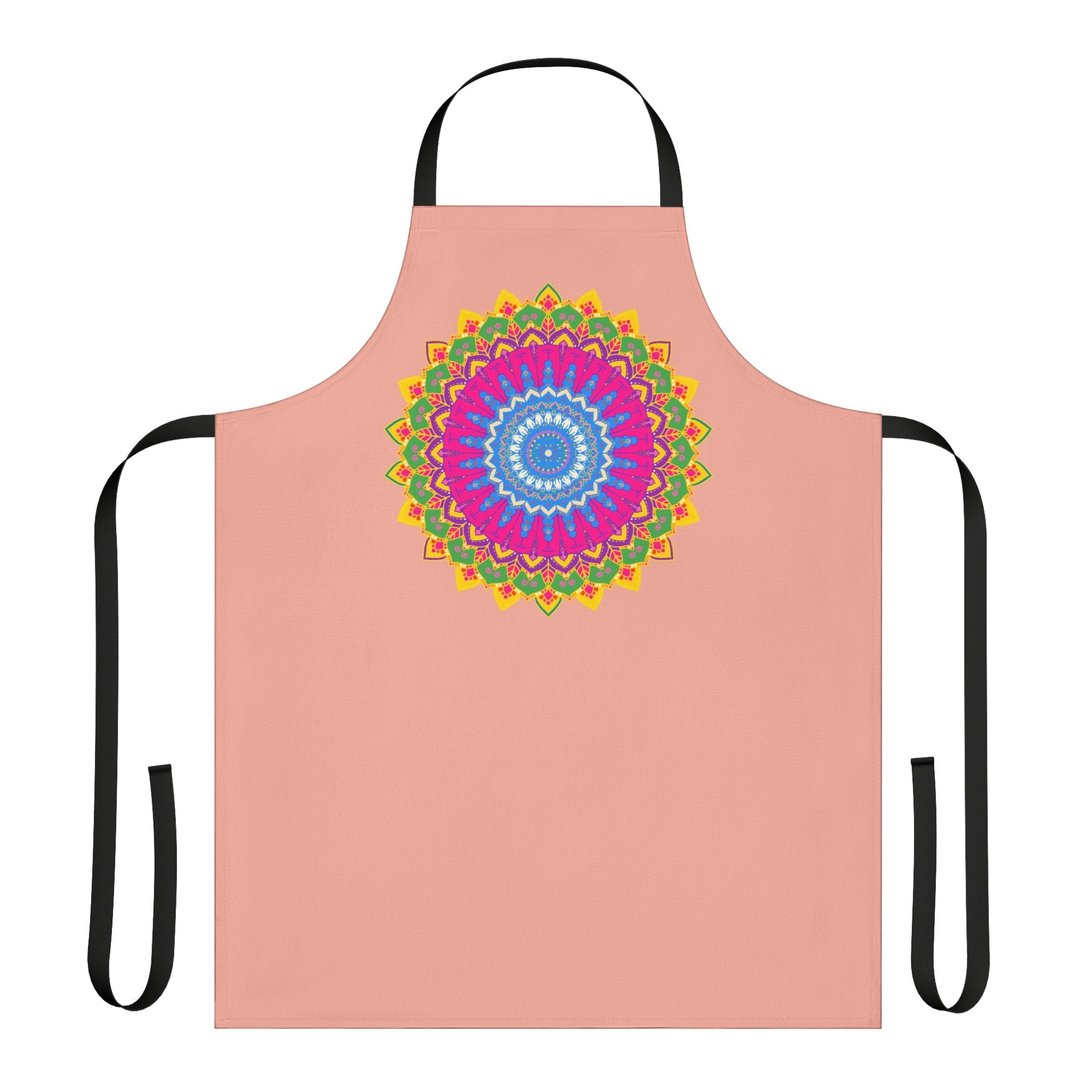 Mandala Art Apron - Apricot Blossom All Over Prints - Blululi