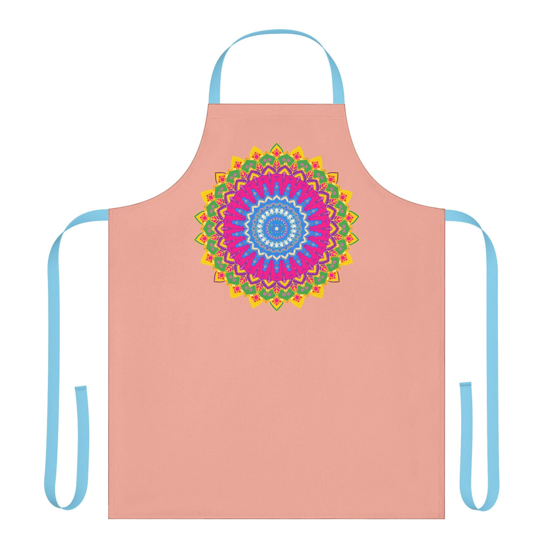 Mandala Art Apron - Apricot Blossom All Over Prints - Blululi