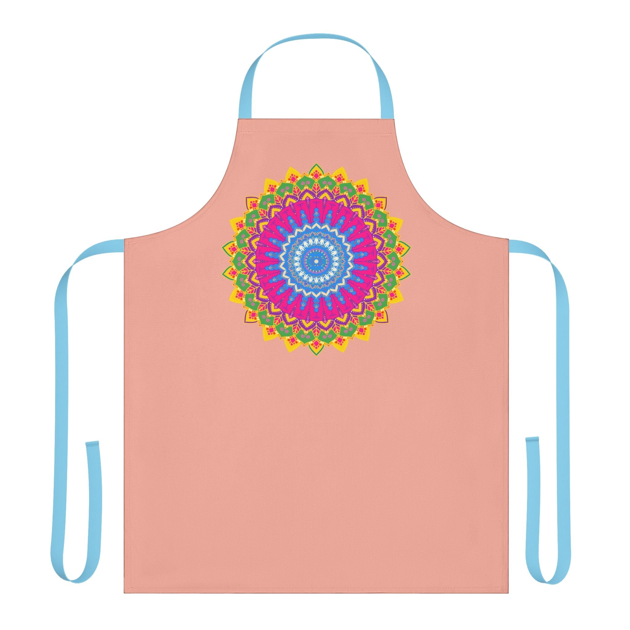 Mandala Art Apron - Apricot Blossom All Over Prints - Blululi