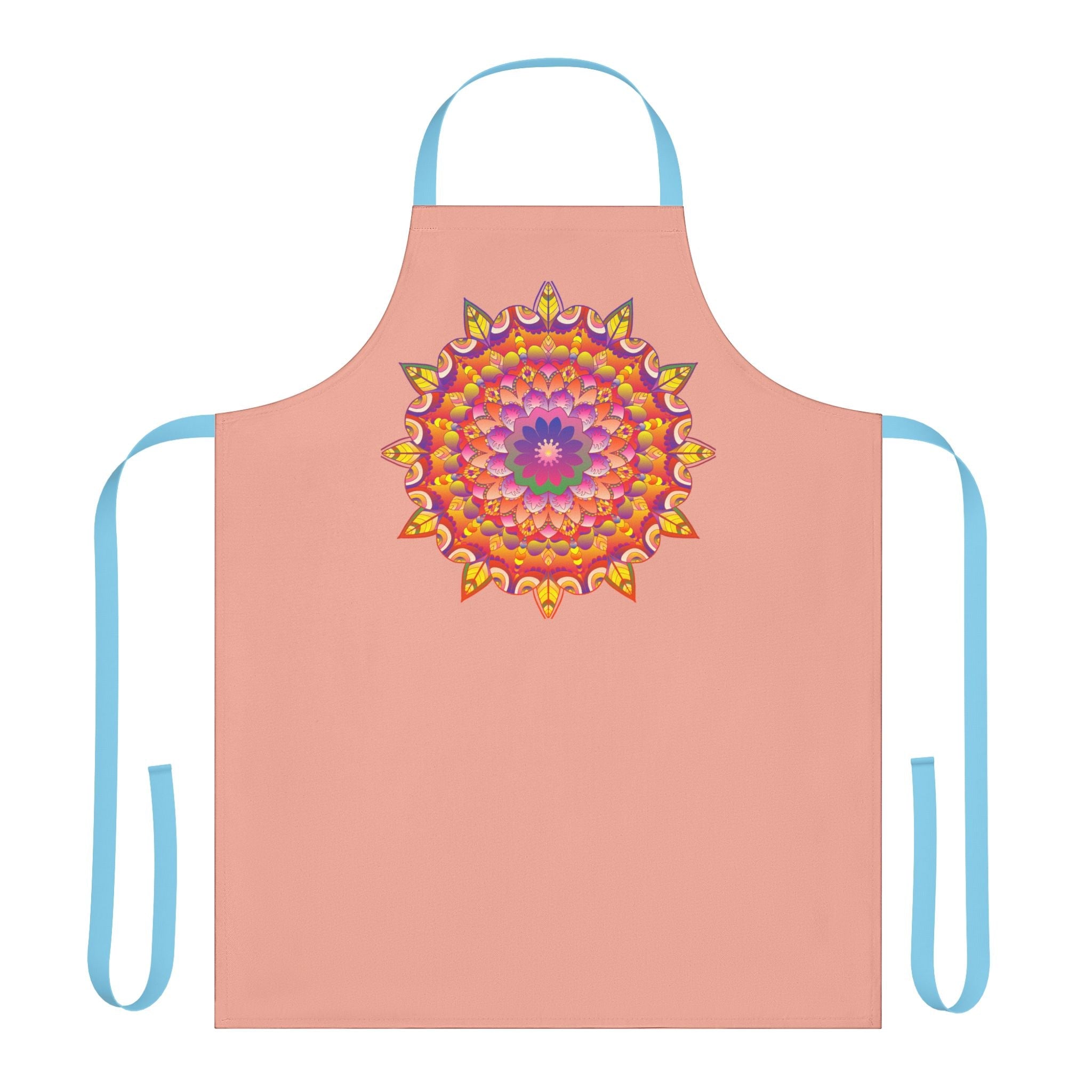 Mandala Art Apron - Apricot Blossom All Over Prints - Blululi
