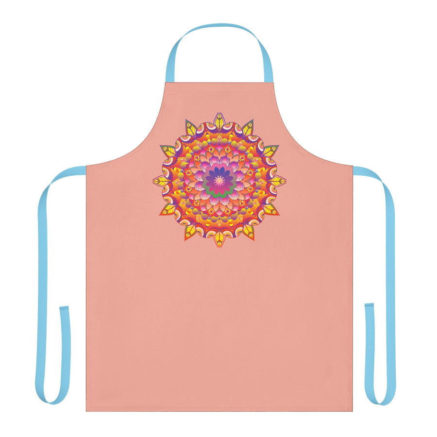 Mandala Art Apron - Apricot Blossom All Over Prints - Blululi