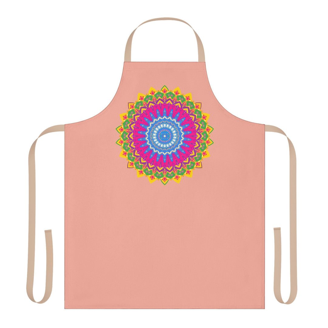 Mandala Art Apron - Apricot Blossom All Over Prints - Blululi