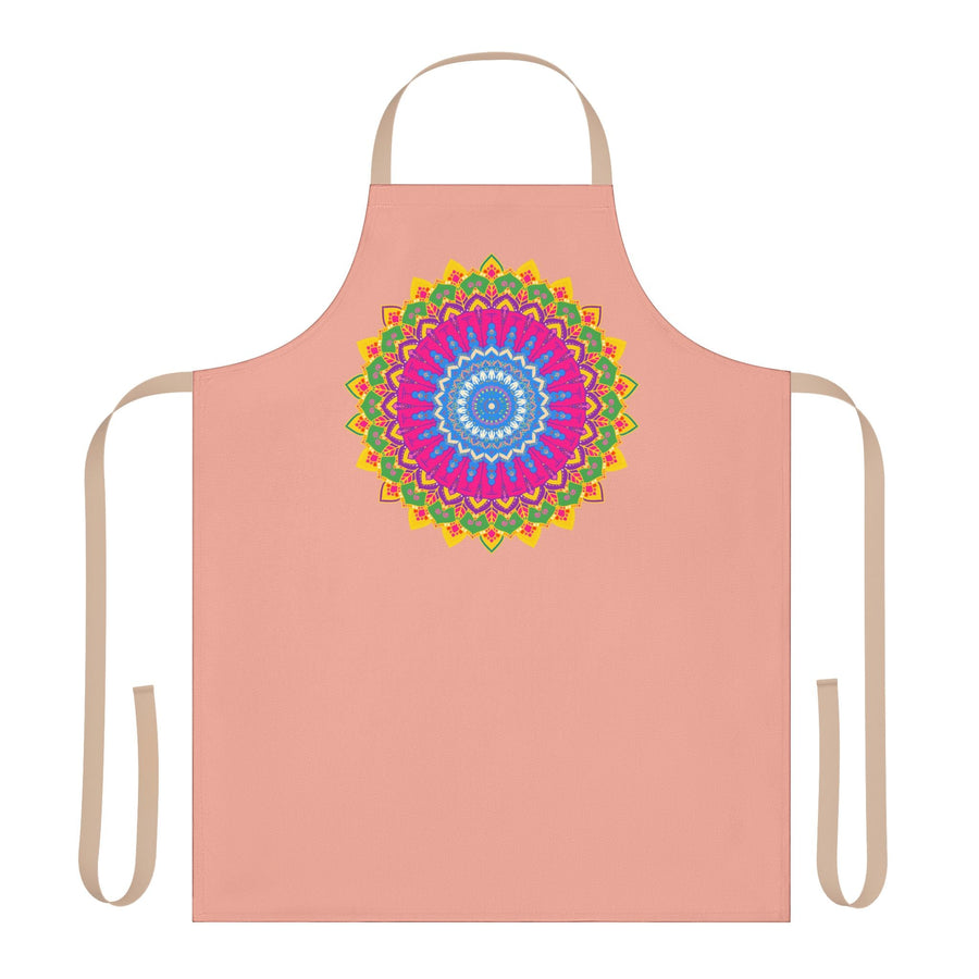 Mandala Art Apron - Apricot Blossom All Over Prints - Blululi
