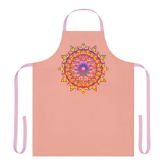 Mandala Art Apron - Apricot Blossom All Over Prints - Blululi
