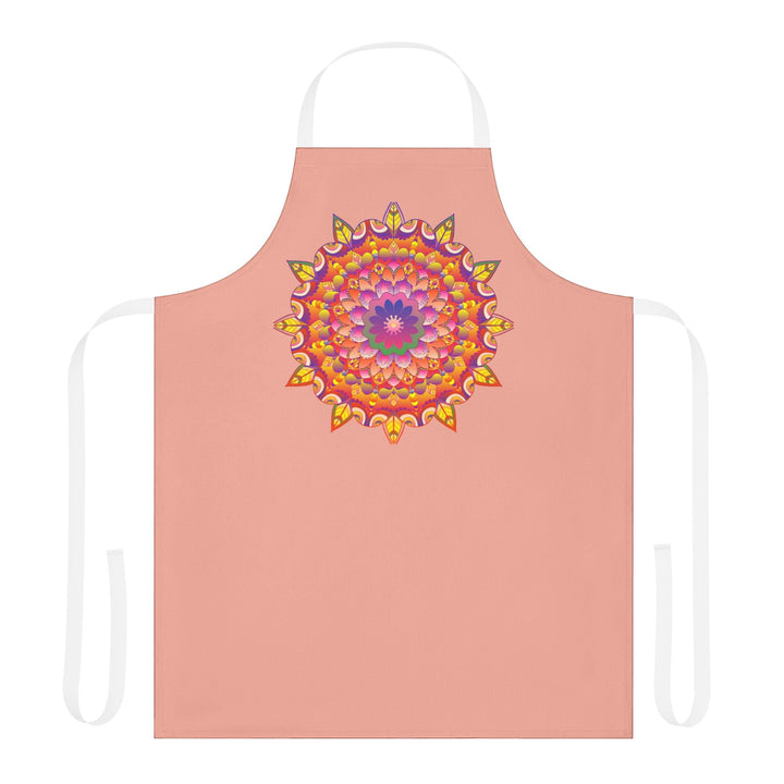 Mandala Art Apron - Apricot Blossom All Over Prints - Blululi