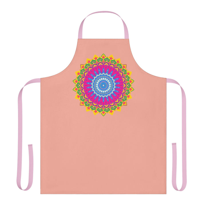 Mandala Art Apron - Apricot Blossom All Over Prints - Blululi