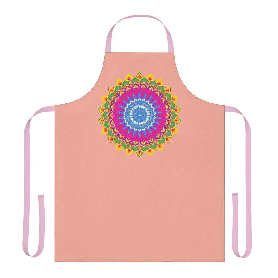 Mandala Art Apron - Apricot Blossom All Over Prints - Blululi