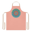 Mandala Art Apron - Apricot & Blue All Over Prints - Blululi