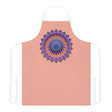 Mandala Art Apron - Apricot & Colorful All Over Prints - Blululi
