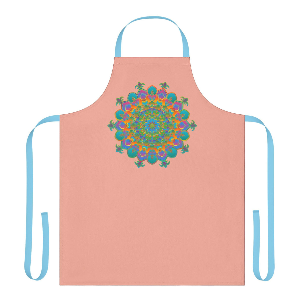 Mandala Art Apron - Apricot - Colorful Kitchen Decor All Over Prints - Blululi