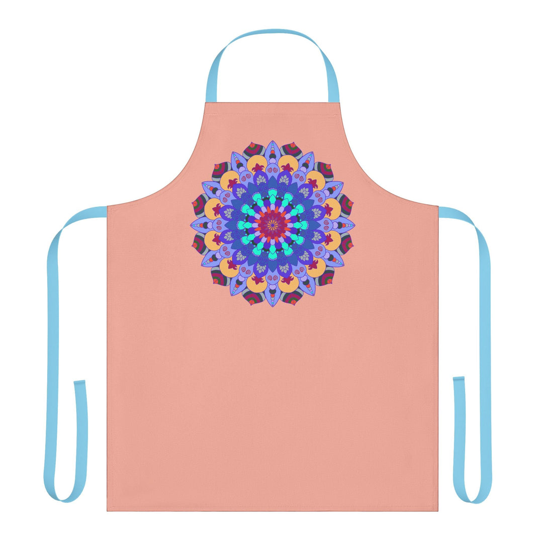 Mandala Art Apron - Apricot - Colorful & Unique All Over Prints - Blululi