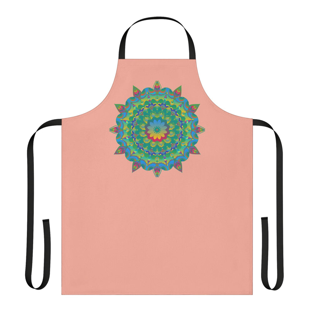 Mandala Art Apron - Apricot Delight All Over Prints - Blululi