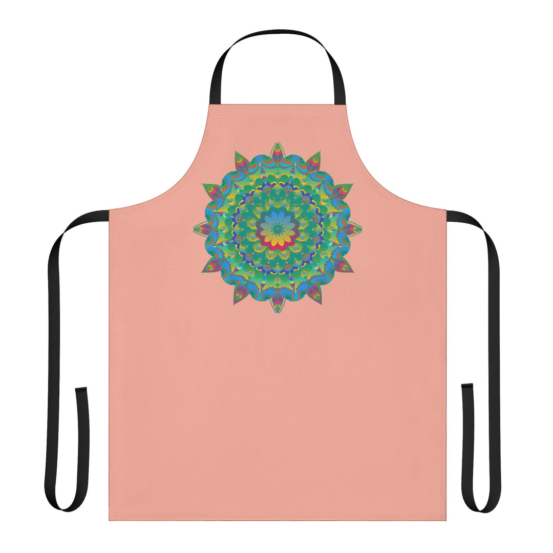 Mandala Art Apron - Apricot Delight All Over Prints - Blululi